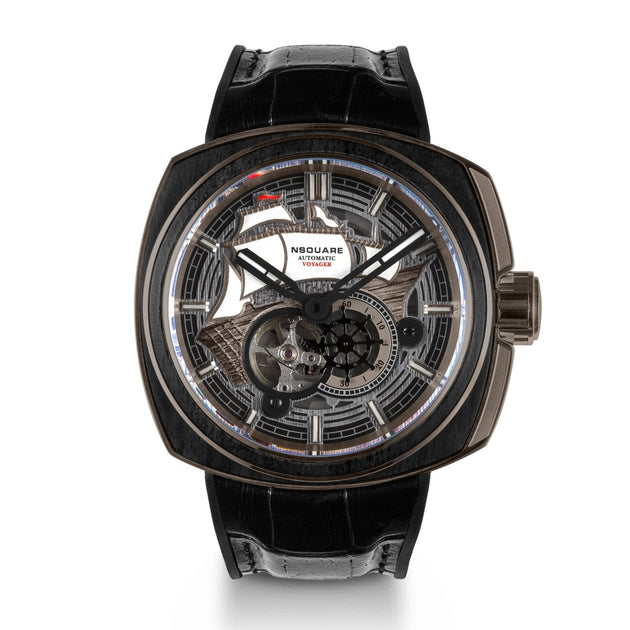 Nsquare Voyager Automatic 51mm Gunmetal Black