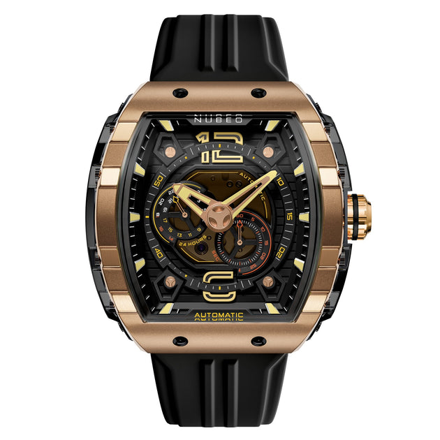 Nubeo Magellan 24 Hour Automatic Rose Gold