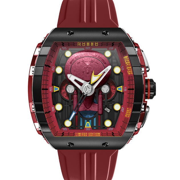 Nubeo Magellan Chronograph Star Trek Enterprise-d Limited Edition Command Red