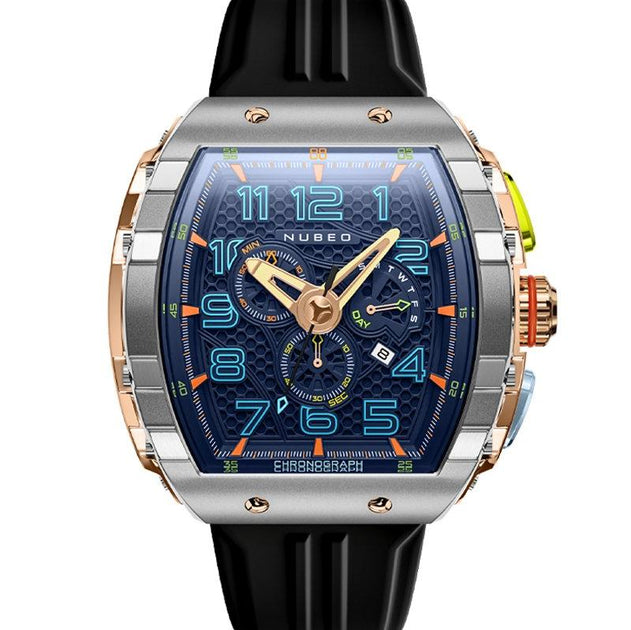Nubeo Magellan Retrograde Chronograph Asteroid Blue