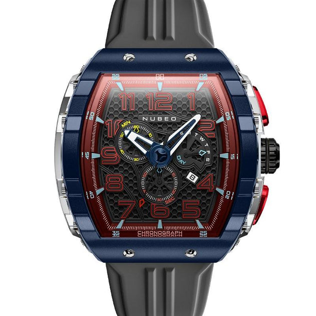 Nubeo Magellan Retrograde Chronograph Spaceship Black