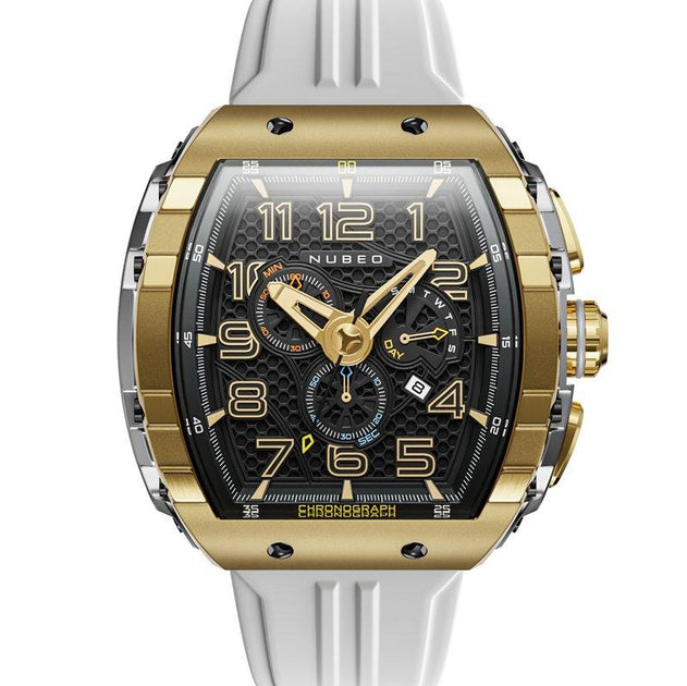 Nubeo Magellan Retrograde Chronograph White Gold
