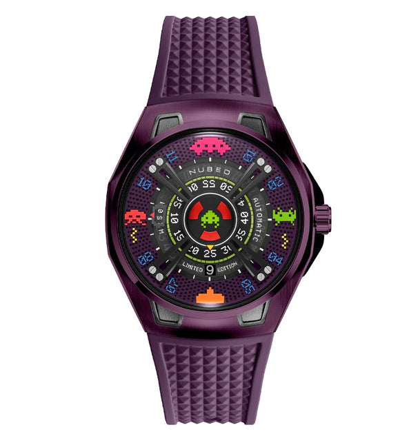 Nubeo OAO Automatic Space Invaders Limited Edition Invader Indigo