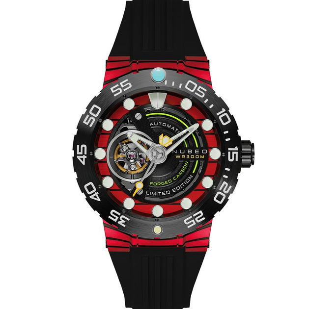 Nubeo Opportunity Automatic Forged Carbon Fiber Limited Edition Carbon Red