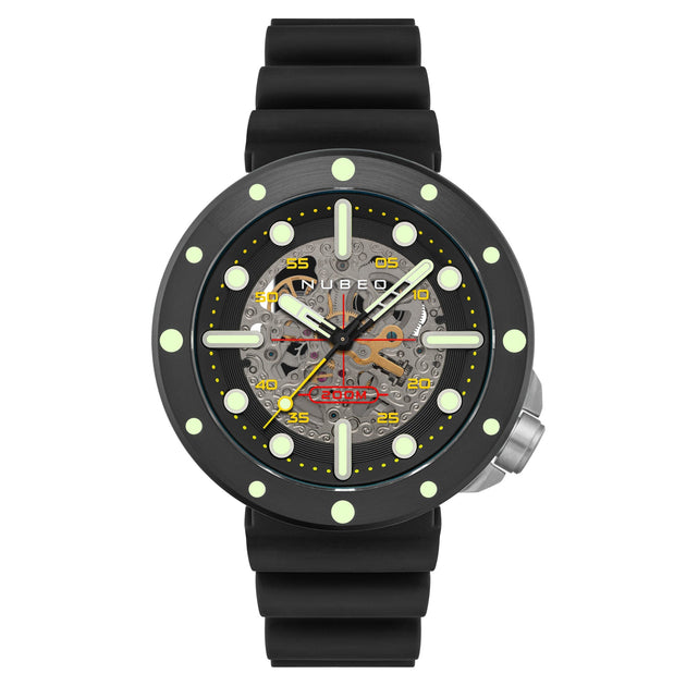 Nubeo Space Cassini Automatic Skeleton Black