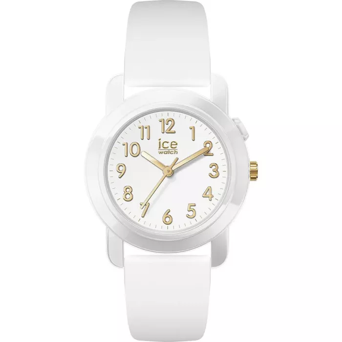 Ice Watch® Analogue 'Ice Find - White - Gold' Child's Watch (Small) 024916