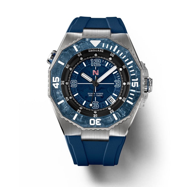 Nsquare Ocean Speed Diver Swiss Automatic 43mm Blue Steel
