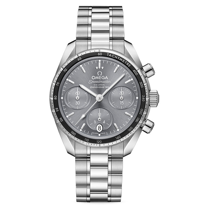 Omega Speedmaster 38 Co-Axial Chronometer Chronograph Steel on Steel - 324.30.38.50.06.001