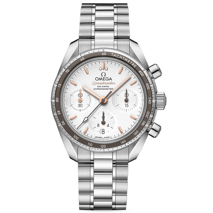 Omega Speedmaster 38 Co-Axial Chronometer Chronograph Steel on Steel - 324.30.38.50.02.001