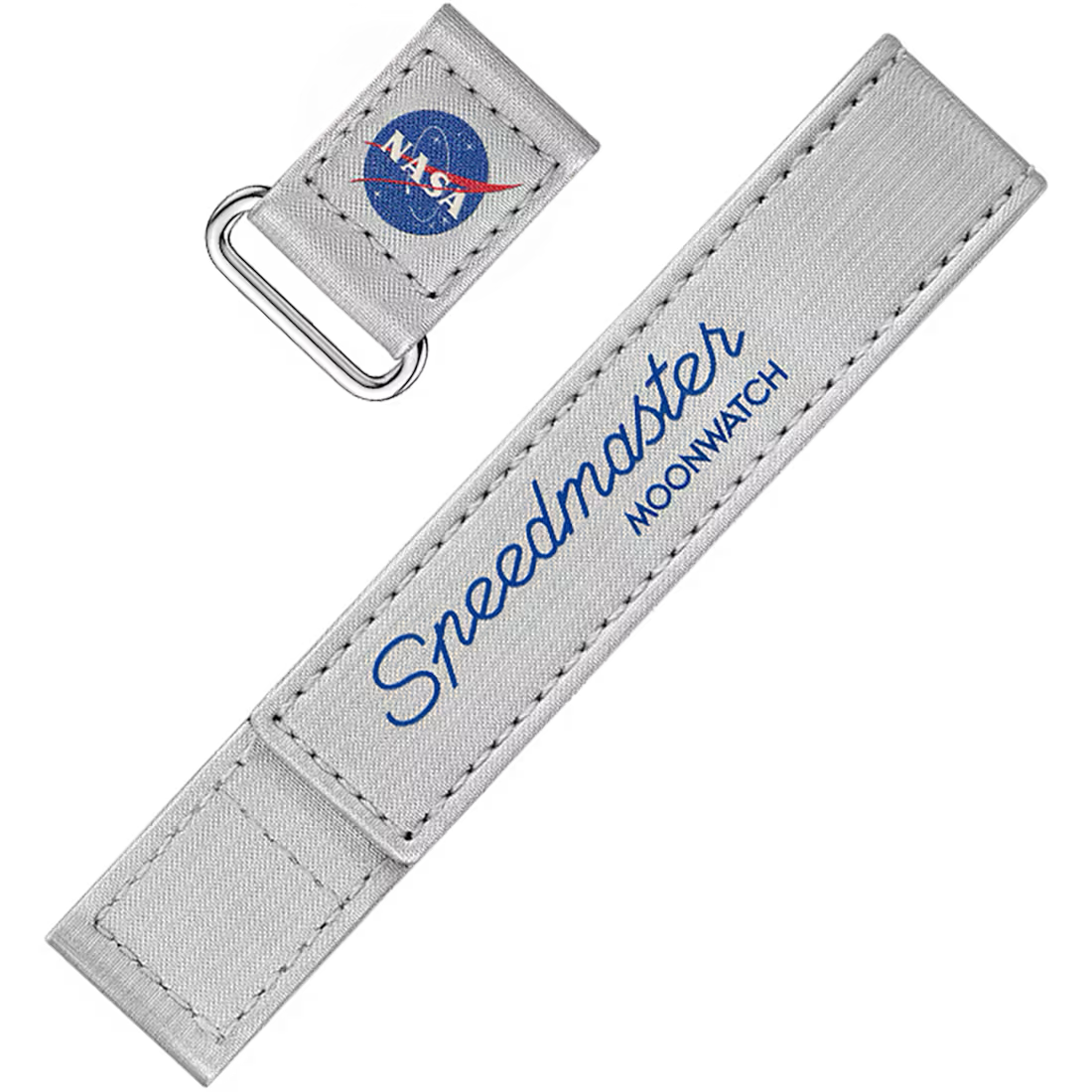 Two‑Piece Strap 2‑piece Grey Speedmaster Moonwatch VELCRO® strap