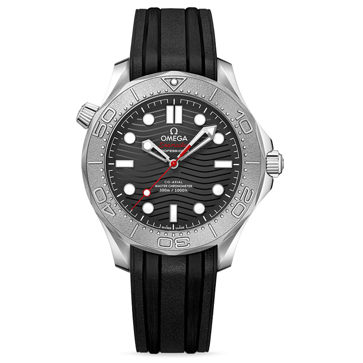 Omega Seamaster Diver 300m Nekton Edition Steel on Rubber Strap - 210.32.42.20.01.002