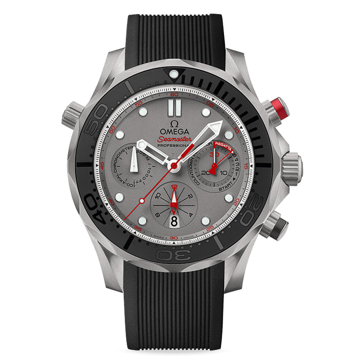Omega Seamaster Diver 300m Etnz Titanium on Rubber Strap 44mm - 212.92.44.50.99.001