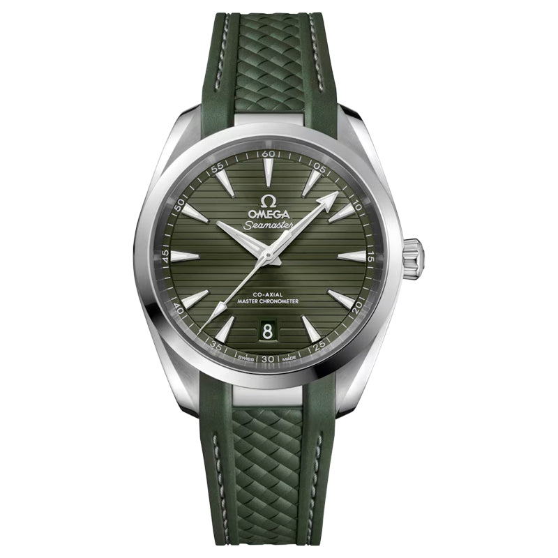 Omega Seamaster Aqua Terra 150M Steel on Rubber 38mm Green - 220.12.38.20.10.001