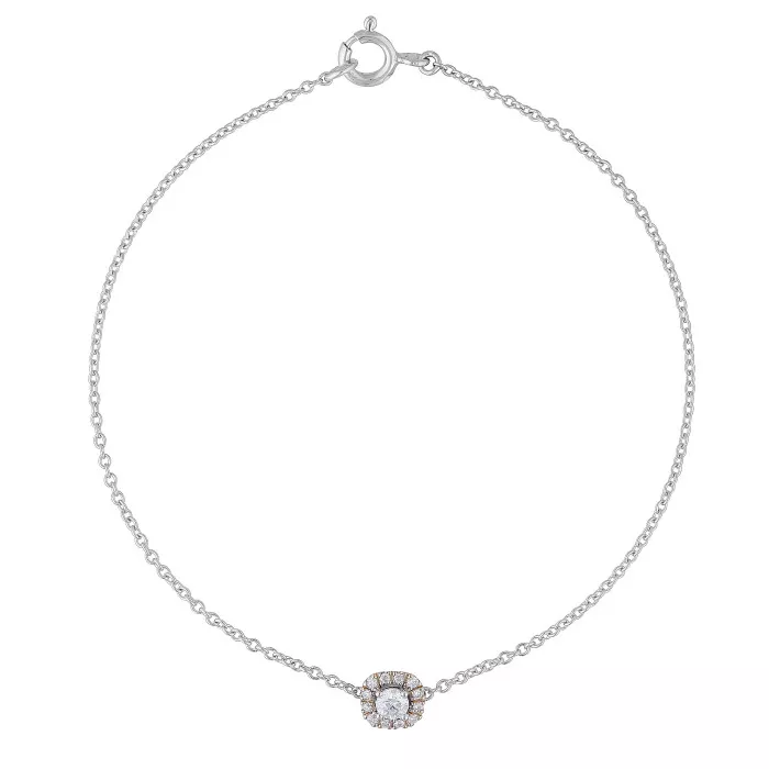 Orphelia® 'Gilda' Women's Two-Tone 18C Bracelet - Silver/Gold AD-1027/1