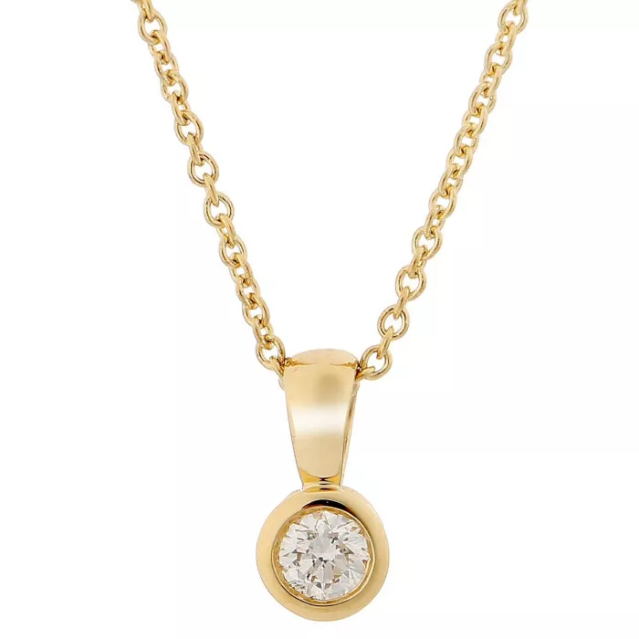 Orphelia® 'Rosalind' Women's Yellow gold 18C Chain with Pendant - Gold KD-2030/1