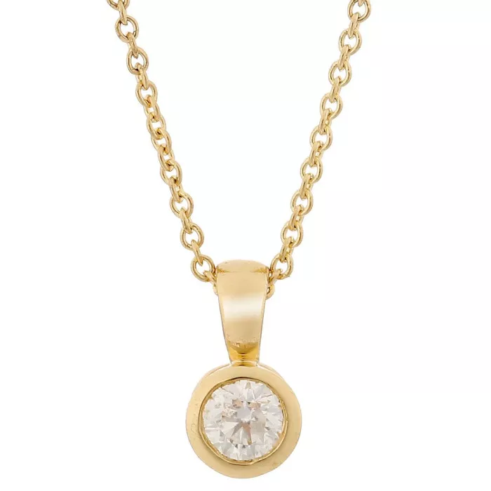 Orphelia® 'Rosalind' Women's Yellow gold 18C Chain with Pendant - Gold KD-2031/1
