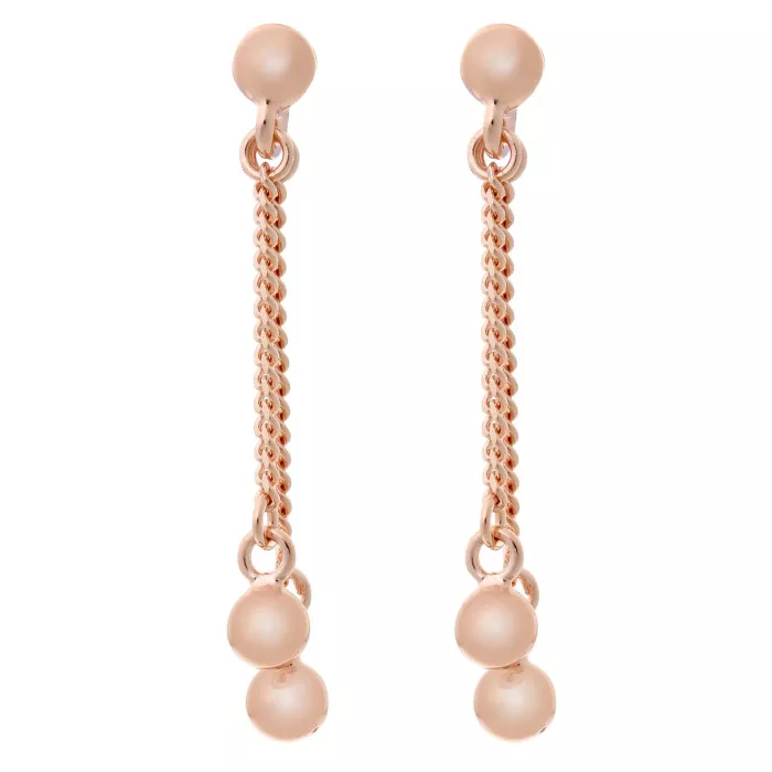 Orphelia® 'Tove' Women's Sterling Silver Drop Earrings - Rose ZO-7013/1