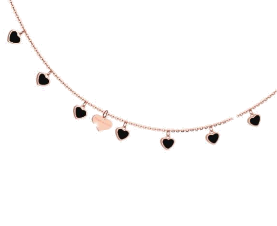 Piccoli Cuori Necklace (Rose-Gold)