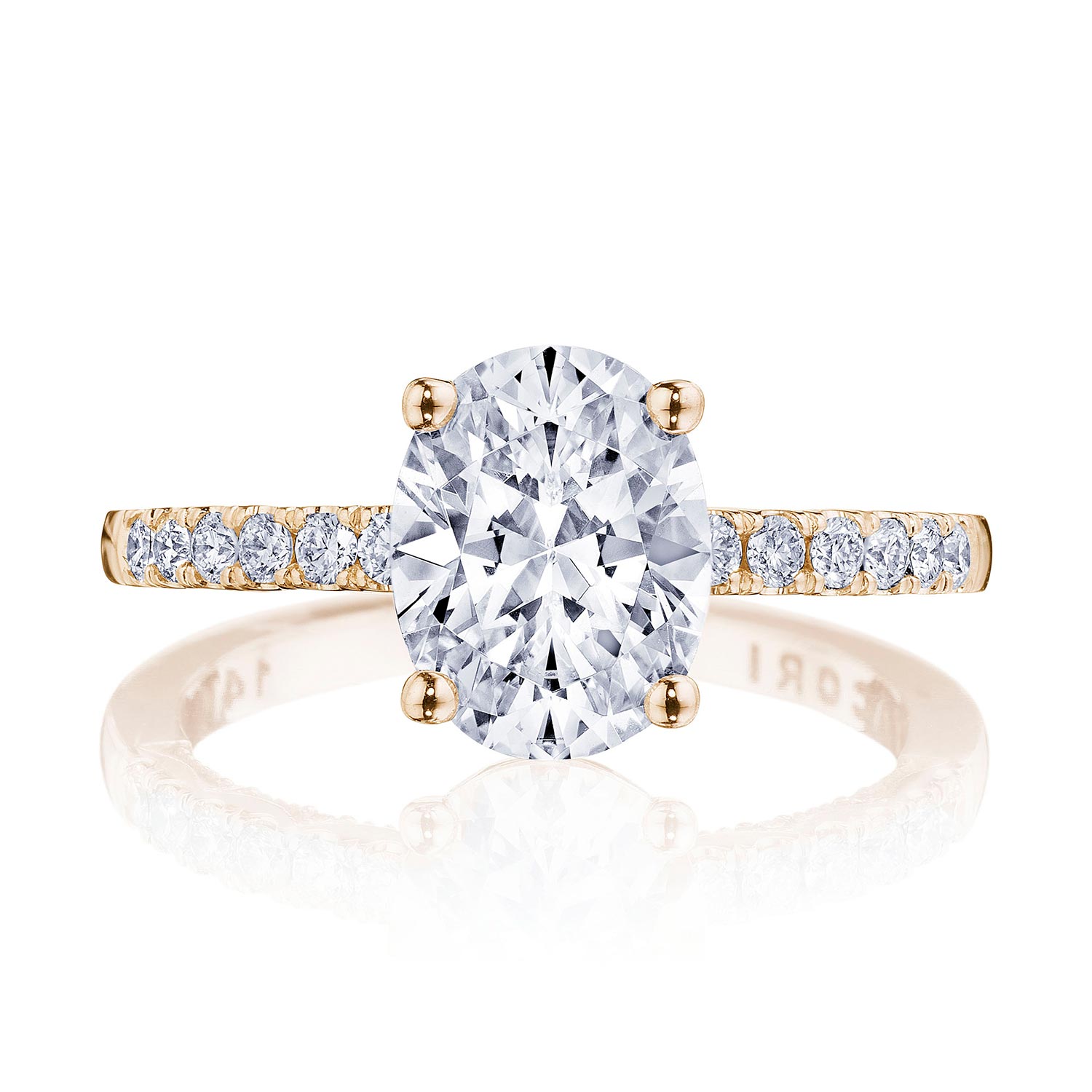 P1042OV Oval Solitaire Engagement Ring