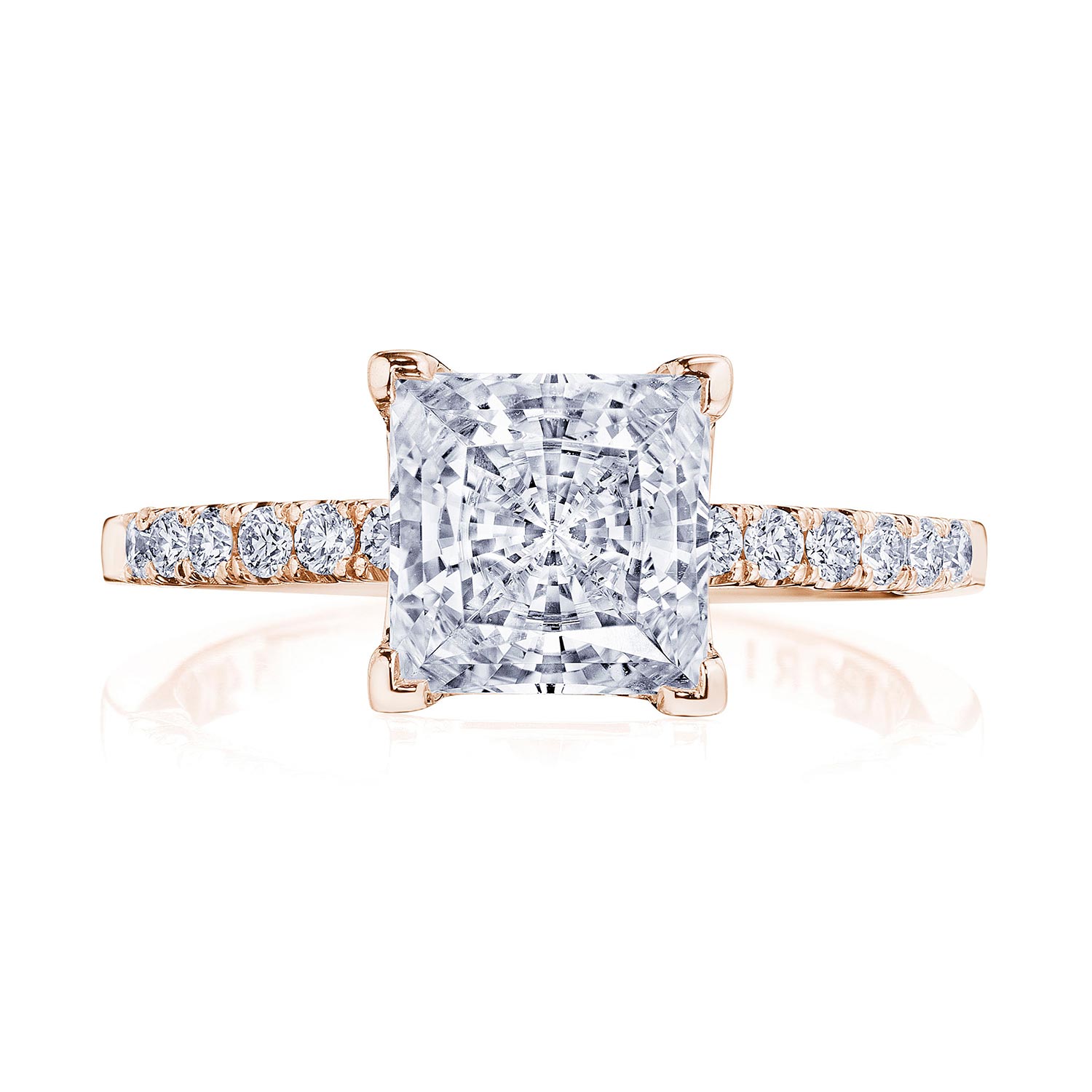 P1042PR Princess Solitaire Engagement Ring