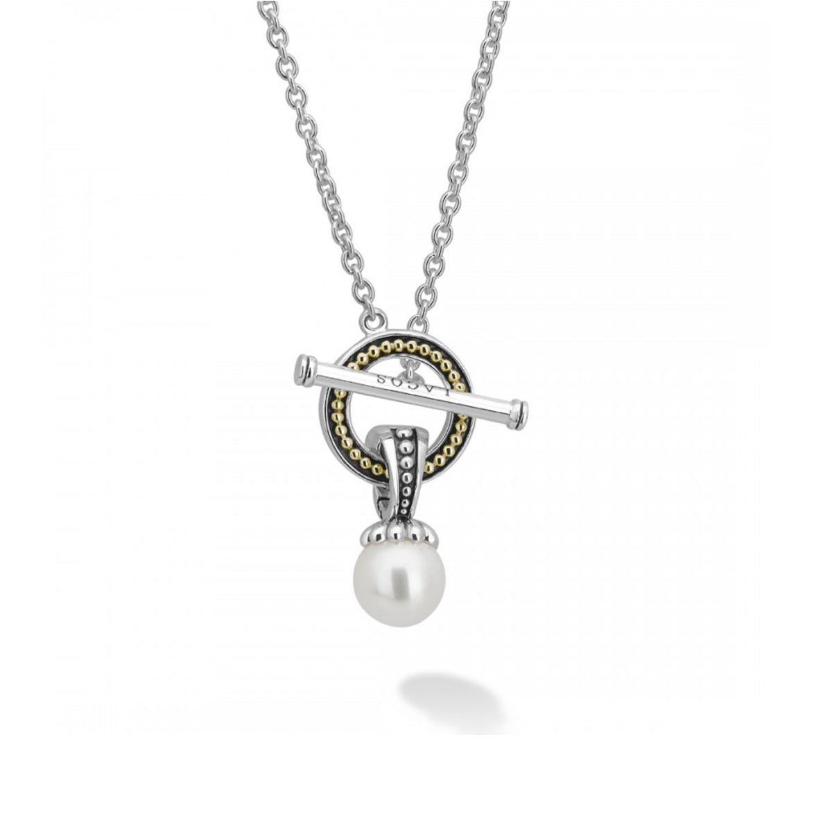 Lagos Luna Pearl Toggle Necklace- 04-81136