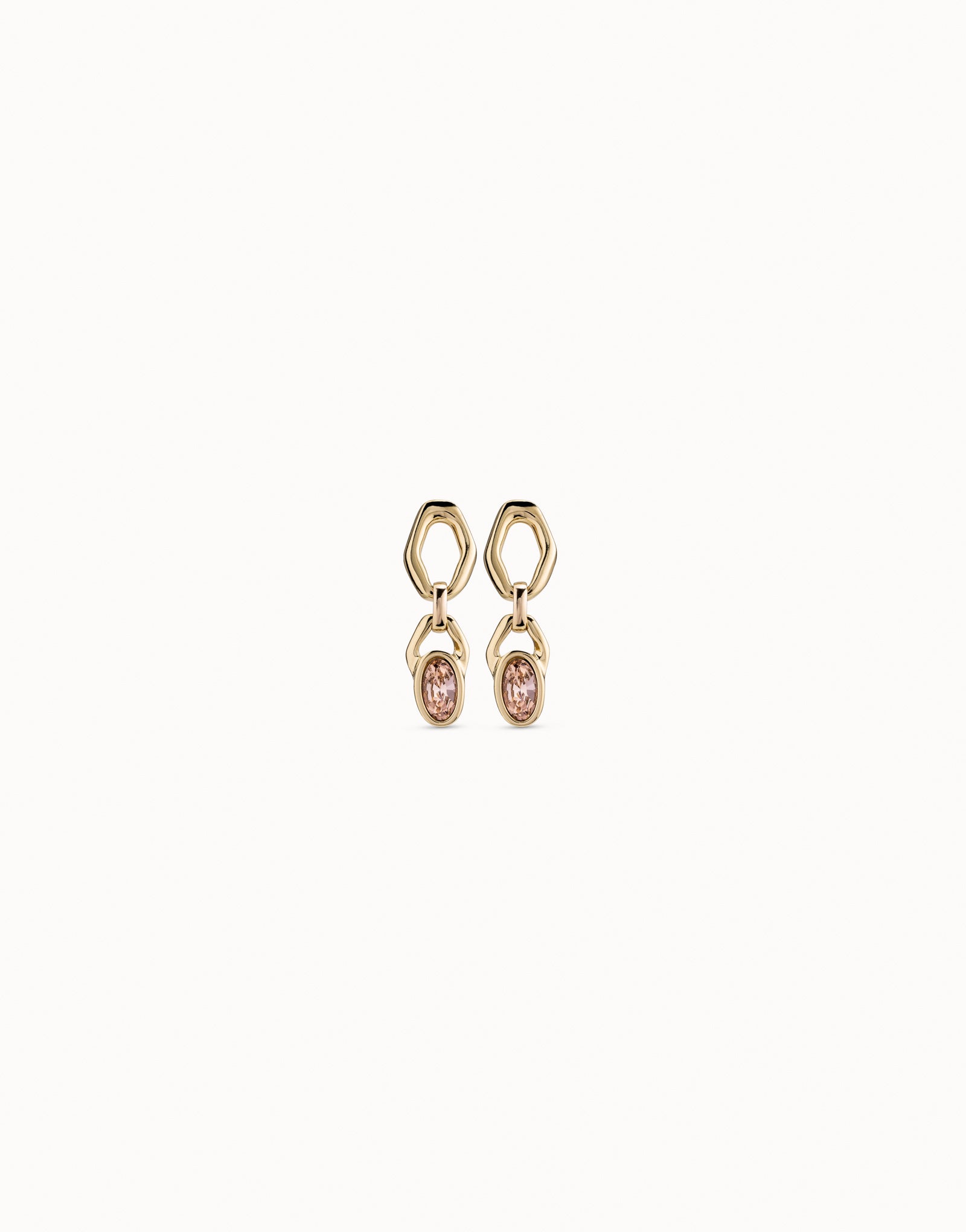 PENDIENTES KINGDOM (Pink/ Gold-Plated)