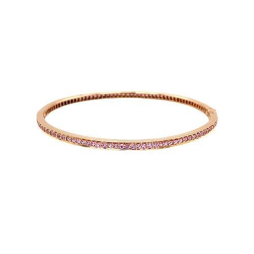 Pink Sapphire Bangle