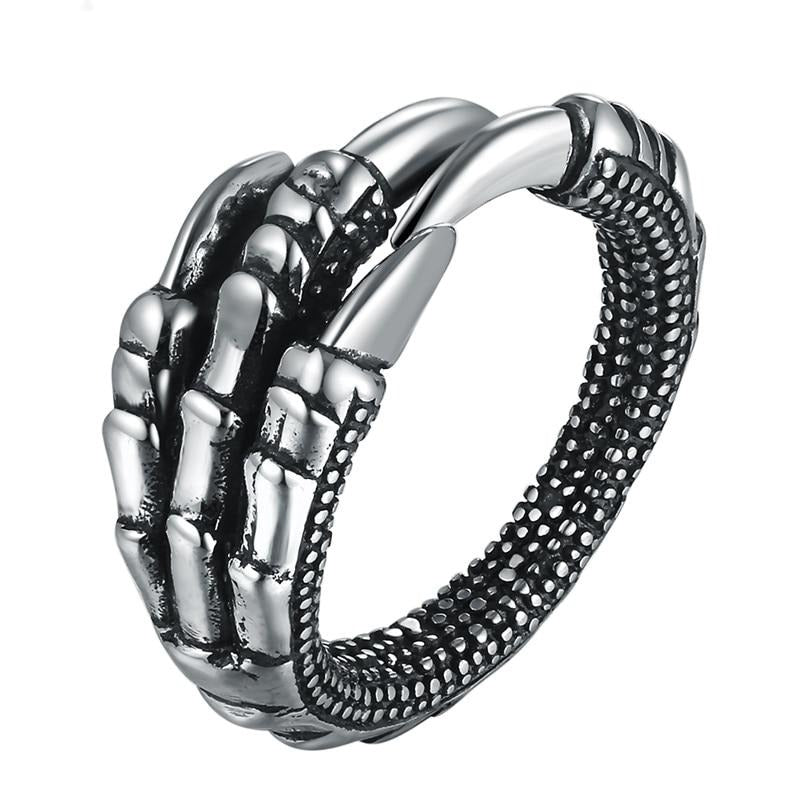 Steampunk Eagle Claws 925 Sterling Silver Vintage Retro Handmade Ring