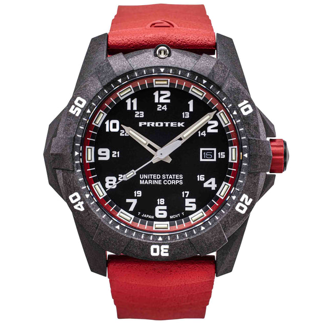 ProTek Carbon USMC Series Dive Red