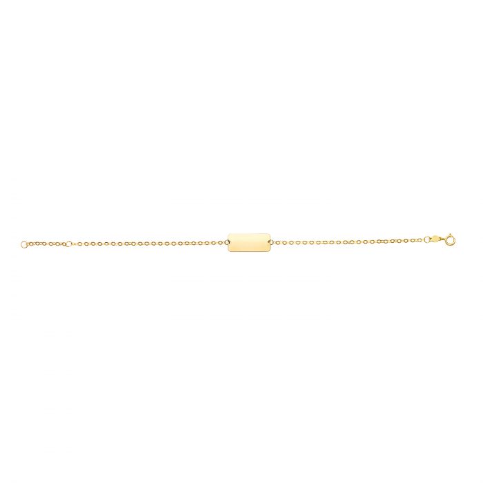 14K Gold ID Bracelet