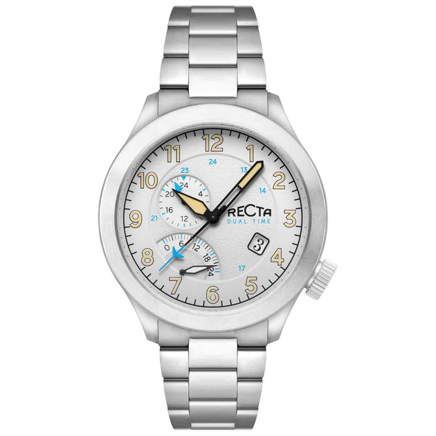 Recta Altitude Retrograde Dual Time Blanc