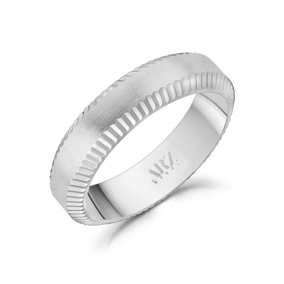 A.R.ZX 6mm Flat Steel Ring W/ Beveled Edges