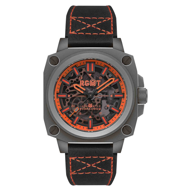 RGMT Altimeter Skeleton Automatic Orange Grey