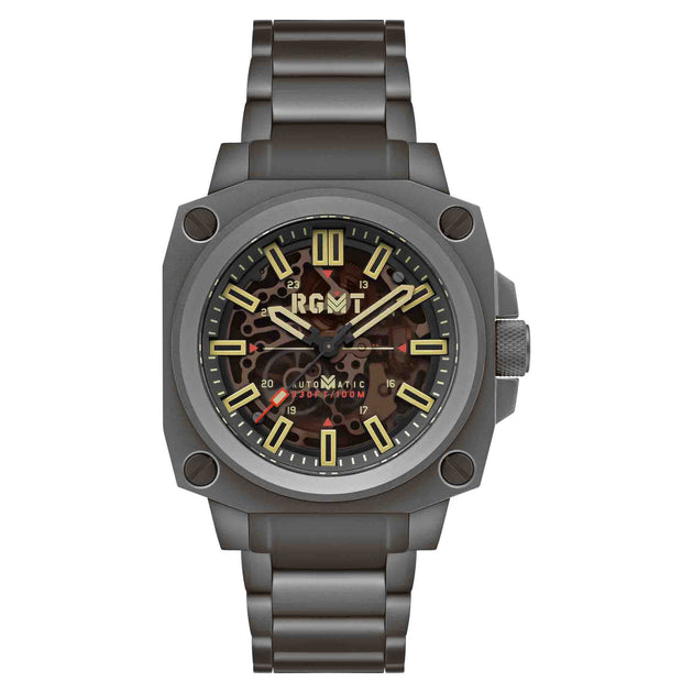 RGMT Altimeter Skeleton Automatic Sandblast Black