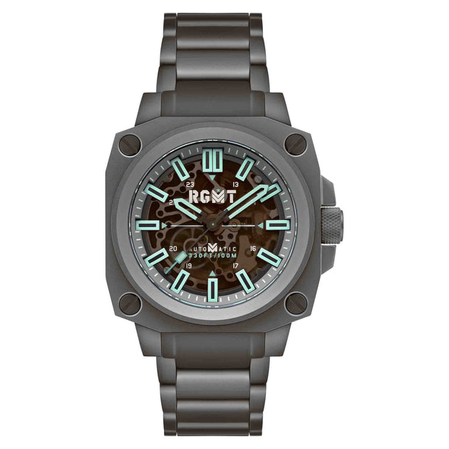 RGMT Altimeter Skeleton Automatic Sandblast Ice Blue