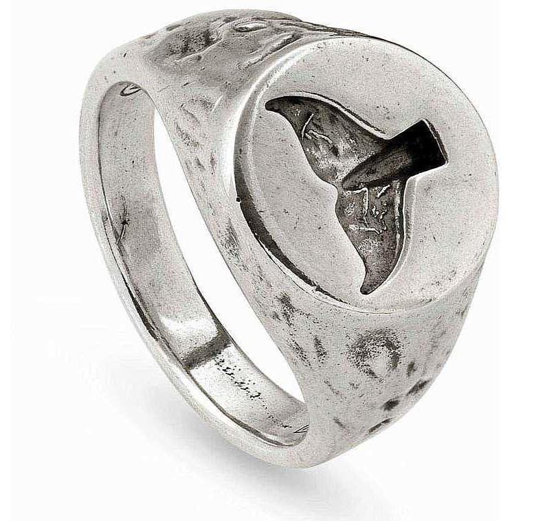 Sea Rebel Freedom Ring with Dolphin Tail