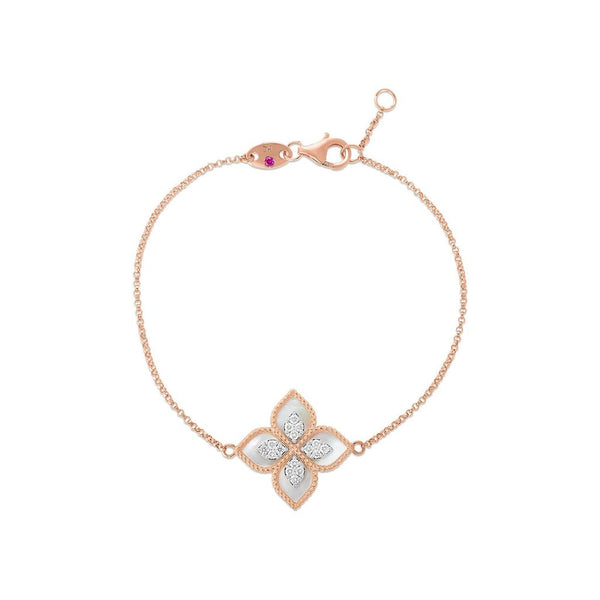 Roberto Coin Princess Flower Mother-of-Pearl Bracelet