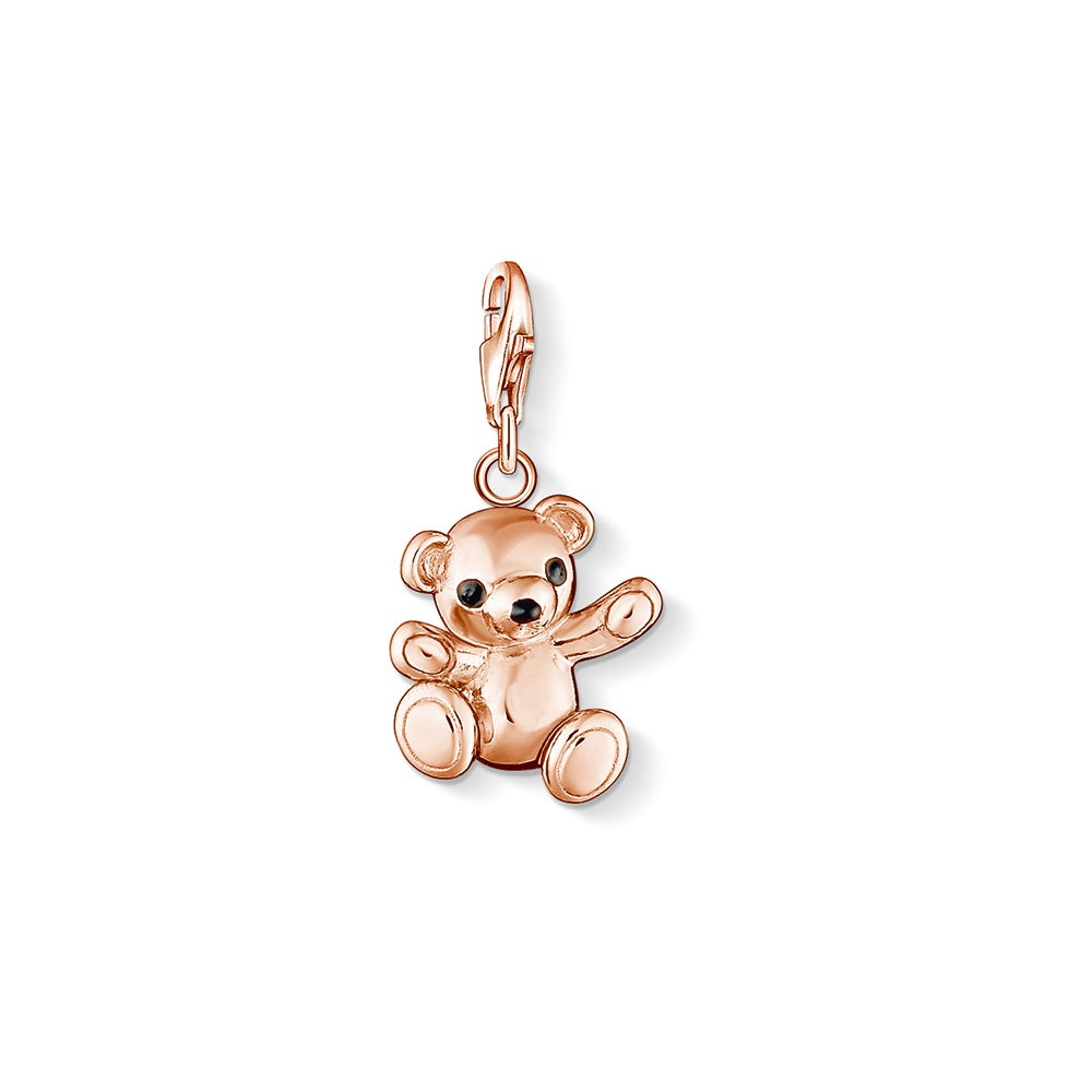 Teddy Bear Charm (Rose-Gold)