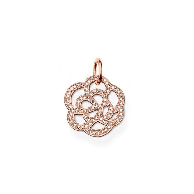 Flower Charm (Rose-Gold)