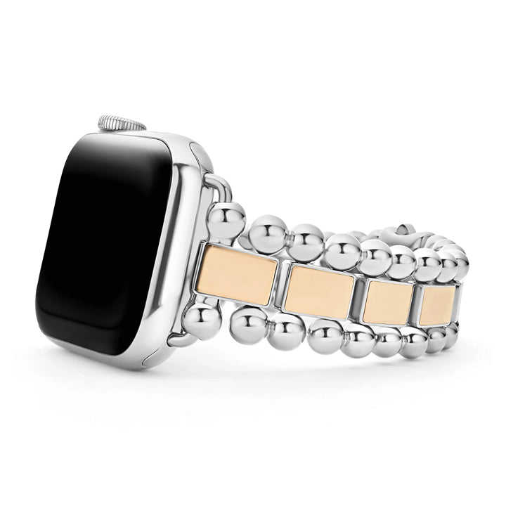 Lagos Smart Caviar Rose Gold & Stainless Steel Watch Bracelet - 12-90011-7