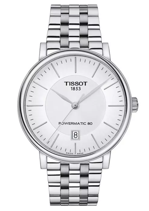 Tissot® Analogue 'Carson Premium Powermatic 80' Men's Watch T1224071103100