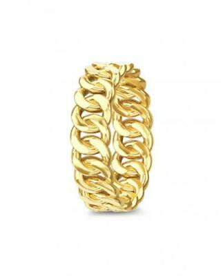 Solid Chain Ring (Gold)