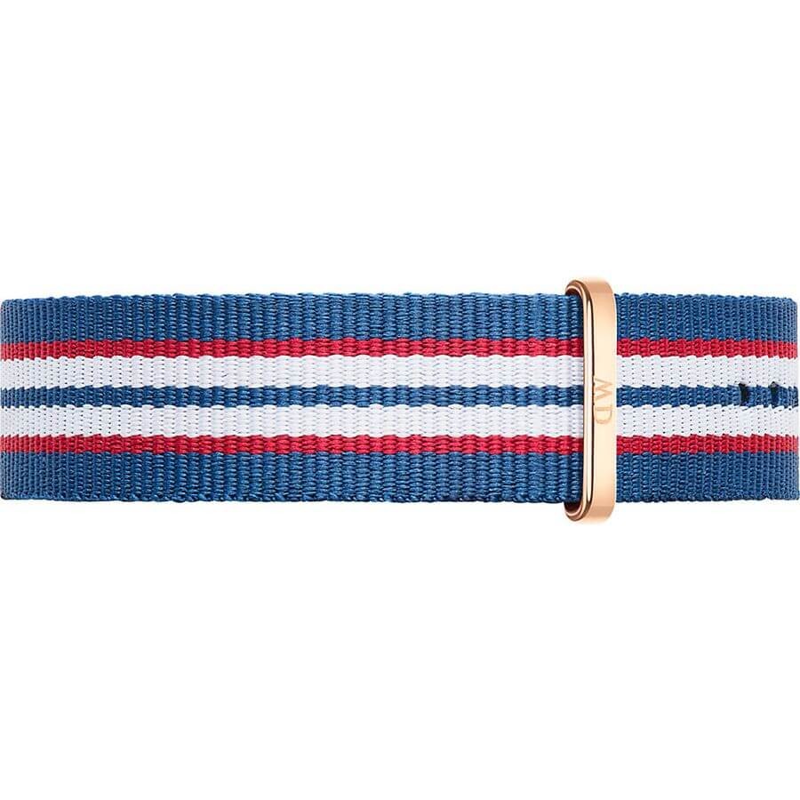 Belfast Watch Strap (Blue/Red/White/Rose-Gold)