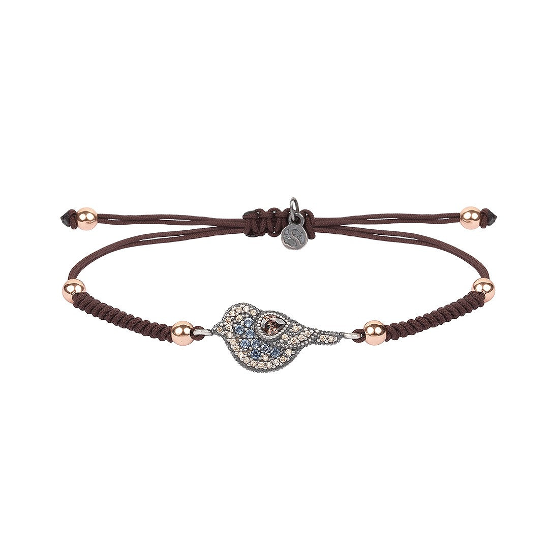 Nylon Bracelet With Bird