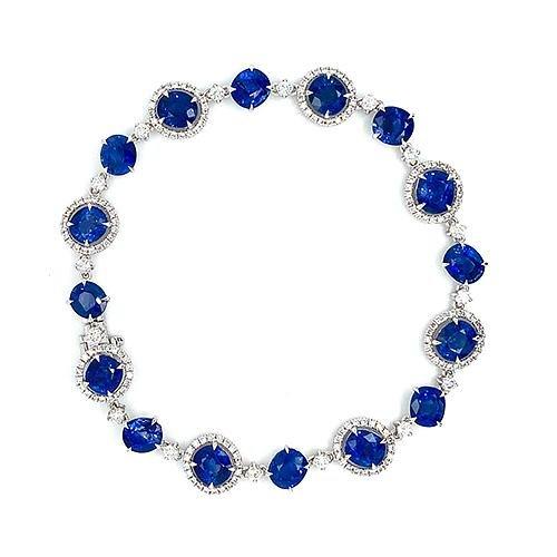 Sapphire Diamond Bracelet
