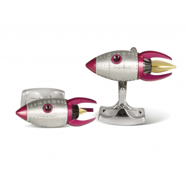 Deakin & Francis Sterling Silver Rocket Cufflinks- 377734
