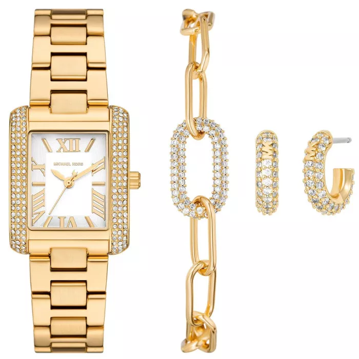 Michael Kors® Analogue 'Emery' Women's Watch MK4837SET