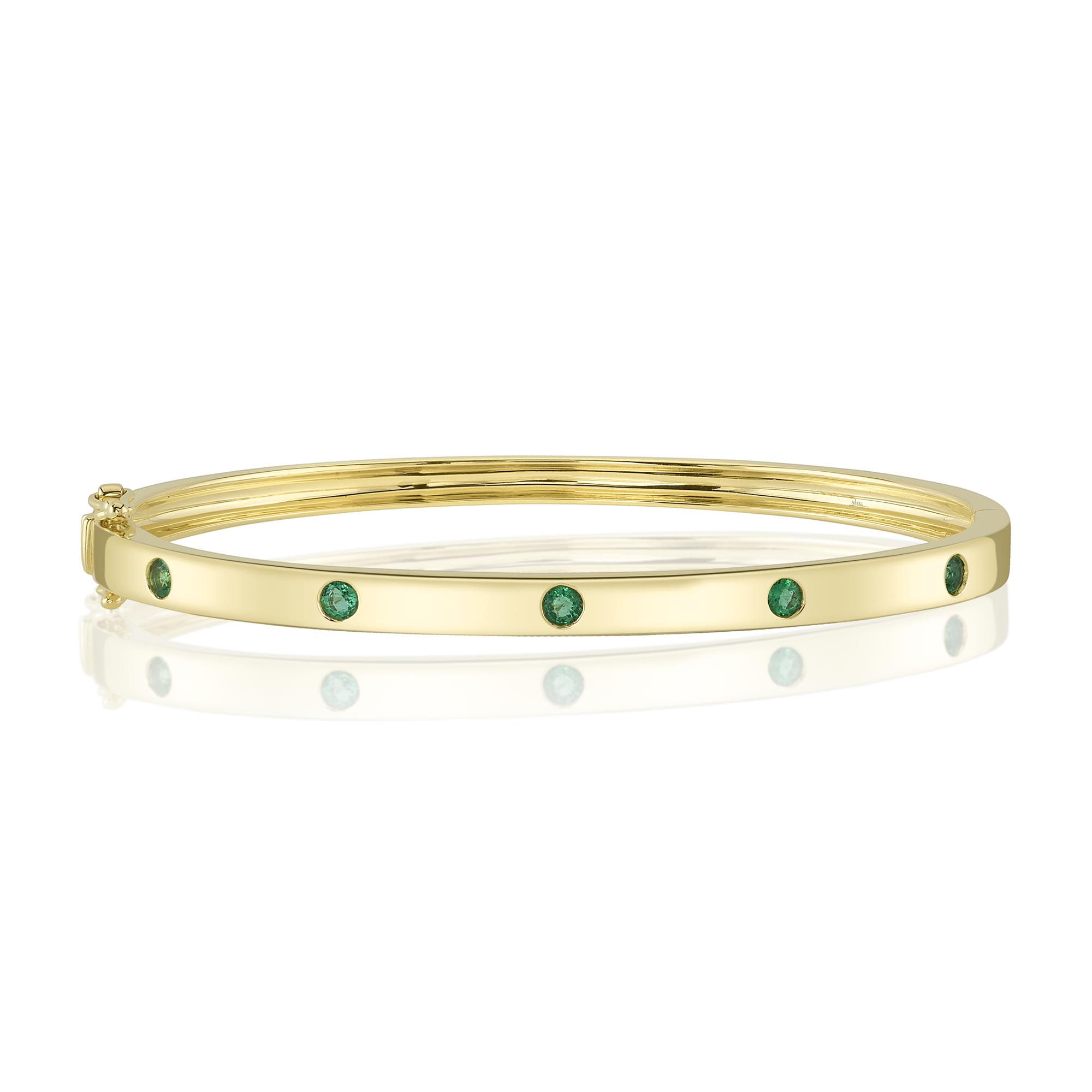 SC55026276ZS Kate Collection 0.38CT Emerald Bangle