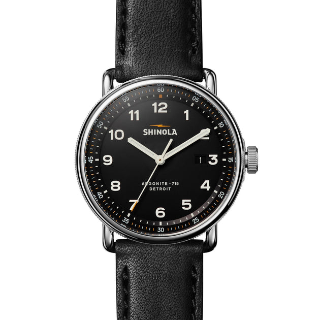 Shinola Canfield Model C56 43mm Black