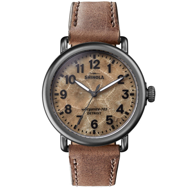 Shinola Runwell 41mm Petoskey Stone